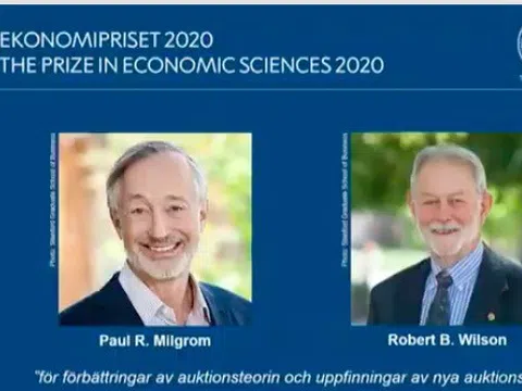 Hai nhà khoa học đoạt Nobel Kinh tế 2020