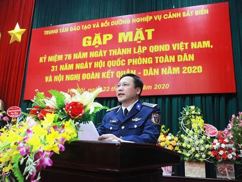 Trung tâm Đào tạo và Bồi dưỡng nghiệp vụ Cảnh sát biển: Gặp mặt truyền thống nhân ngày thành lập QĐND Việt Nam và Hội nghị đoàn kết quân dân năm 2020