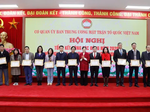 Cơ quan UBTƯ MTTQ Việt Nam tổ chức công tác năm 2020 và phương hướng nhiệm vụ năm 2021