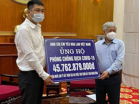 Đấu giá lan đột biến được hơn 45 tỷ đồng đã trao cho MTTQ Việt Nam