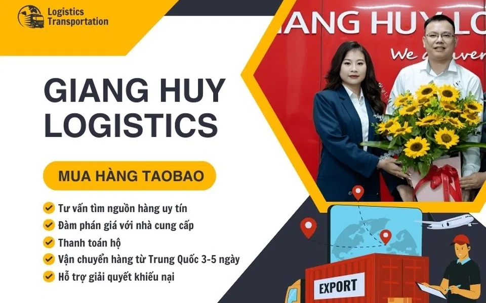 Order Taobao - nhập hàng Trung Quốc siêu tốc cùng Giang Huy Logistics