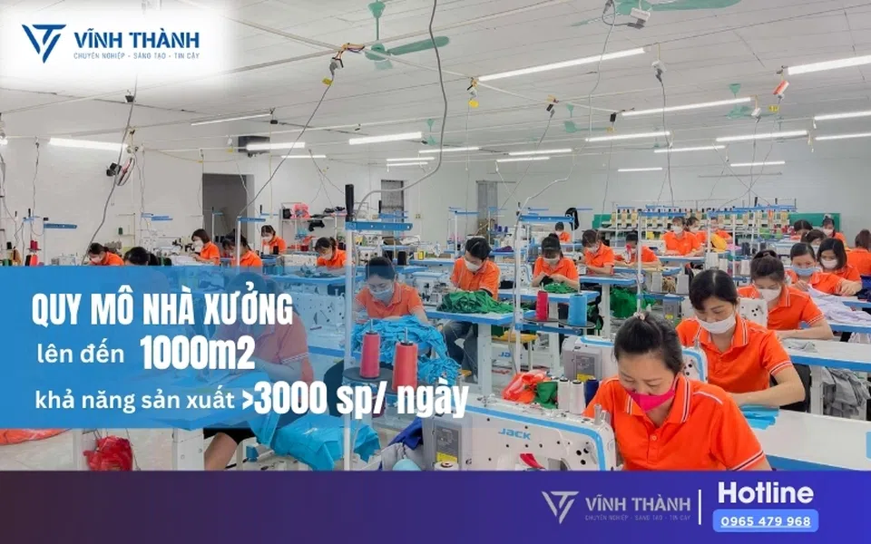 May Vĩnh Thành - Công ty may đồng phục áo thun đẹp, cao cấp tại Hà Nội