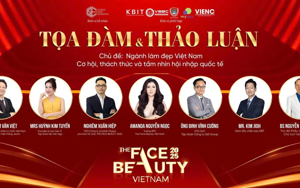 Ngành làm đẹp Việt chuẩn bị “bùng nổ” với The Face Beauty 2025