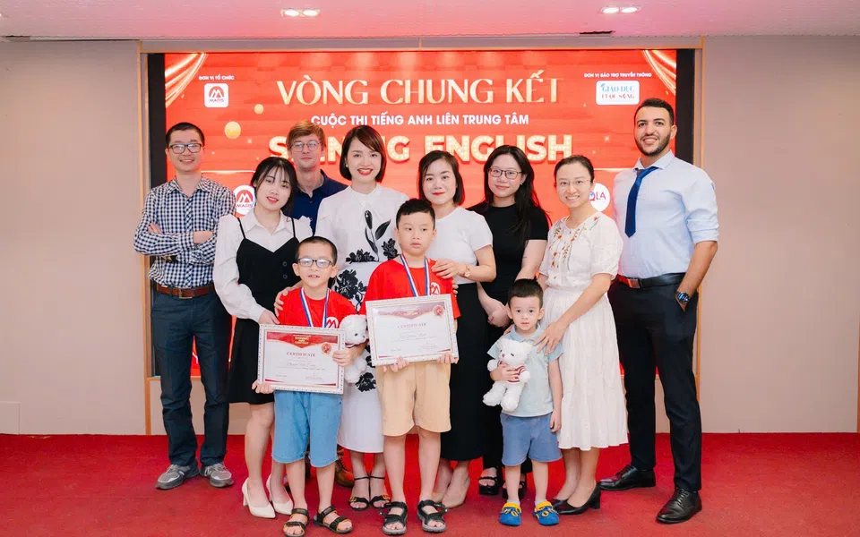 Cuộc thi tiếng Anh liên trung tâm Shining English 2024