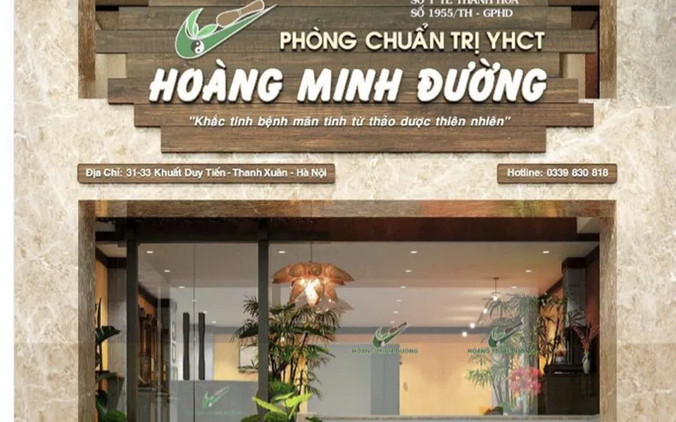 Phòng Chuẩn trị Y học Cổ truyền Hoàng Minh Đường: Địa điểm chăm sóc sức khỏe giữa Trung tâm Hà Nội